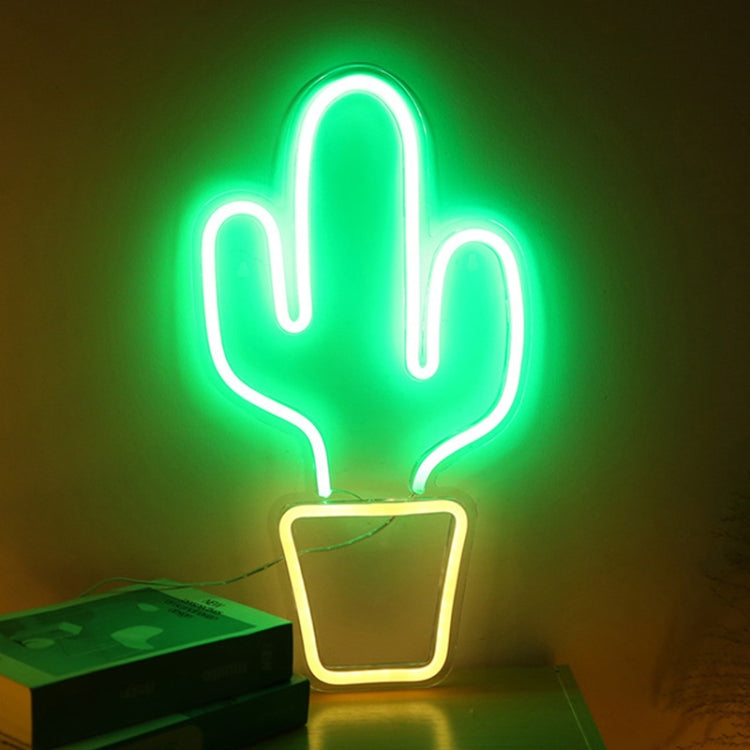 Luz Neon Painel Traseiro Transparente Acrílico LED Decoração de Férias, Cacto, Amor, Gelado, Banana
