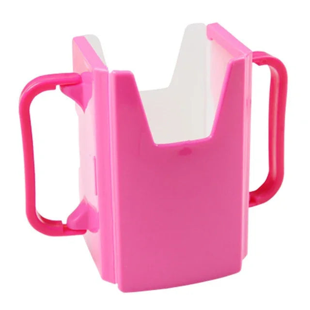 Suporte para Bebidas com Caixa e Alça, Antirrespingo, Copo Retrátil para Aprendizagem do Bebé, Copo de Aprendizagem para Bebé