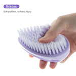 2 PCS Escova Multifuncional Suave para Cabelo, Lavagem de Roupa, Limpeza de Sapatos e Casa de Banho