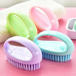 2 PCS Escova Multifuncional Suave para Cabelo, Lavagem de Roupa, Limpeza de Sapatos e Casa de Banho