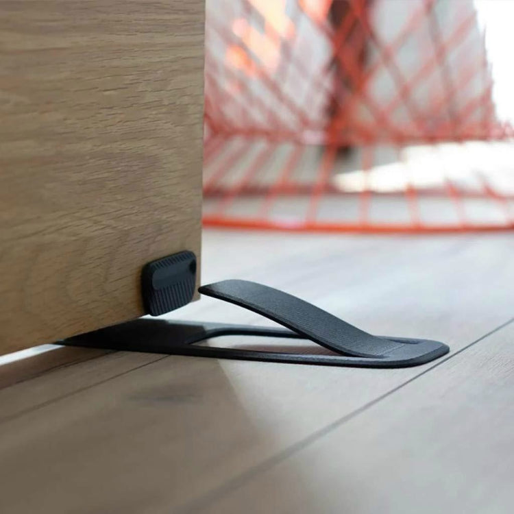 Batente de Porta Inovador Multifuncional com Mola, Estilo Simples, Suporte para Cunha de Porta, Batente de Porta com Mola Preto, Batente de Porta com Mola Azul