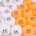 ROYING 10 PCS Bola de Treino Profissional de Ténis de Mesa ABS, Diâmetro: 40mm, Branco 3 Estrelas, Laranja 3 Estrelas