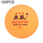 ROYING 10 PCS Bola de Treino Profissional de Ténis de Mesa ABS, Diâmetro: 40mm, Branco 3 Estrelas, Laranja 3 Estrelas