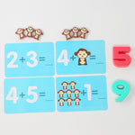 Monkey Balance Scale Toy Child Educational Math Toys, Monkey Pink, Monkey Brown