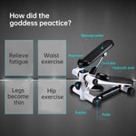 Stepper Fitness Mini Hidráulico Silencioso Multifuncional para Casa, sem Corda