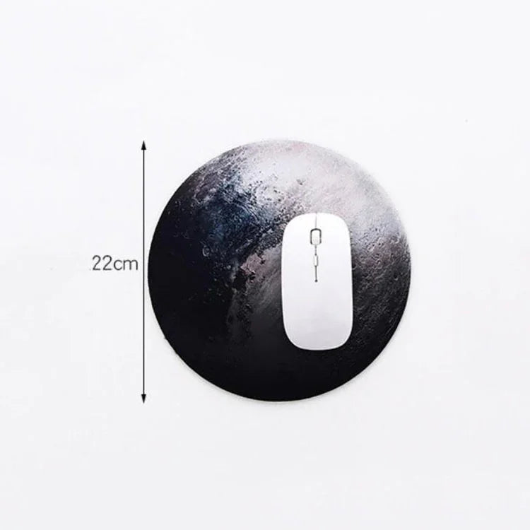 2 PCS Tapete de Rato Redondo Série Frutas Bonitas 22cm Tapete de Secretária Material de Escritório