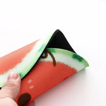 2 PCS Tapete de Rato Redondo Série Frutas Bonitas 22cm Tapete de Secretária Material de Escritório
