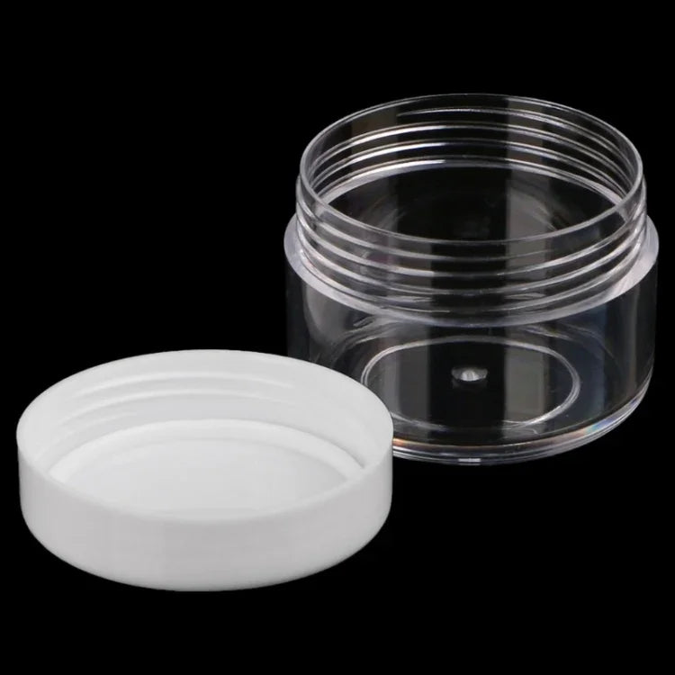 10 UN Mini Creme de Teste 5ml, Frasco de Plástico Cosmético, 5ml
