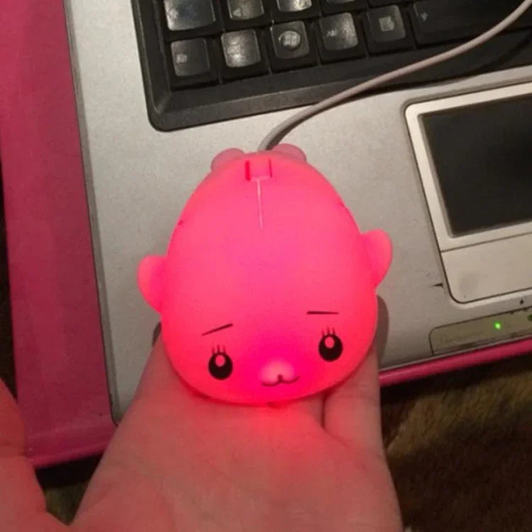 Rato com Fios Bonito de Desenho Animado para Rapariga Escritório Casa Portátil