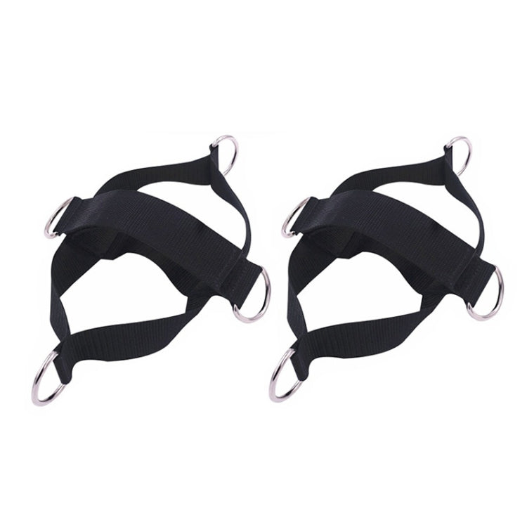 1 Par de Capa para Sapatos de Fitness com Corda de Puxar, 1 Par de Corda de Puxar (Preto)