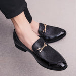 Sapatos Casuais Versáteis Estilo Britânico com Bico Apontado, Sapatos Slip-on para Homem, 38, 39, 40, 41, 42, 43, 44