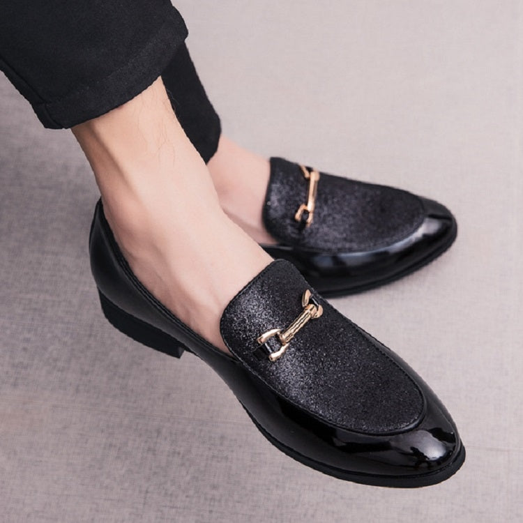 Sapatos Casuais Versáteis Estilo Britânico com Bico Apontado, Sapatos Slip-on para Homem, 38, 39, 40, 41, 42, 43, 44