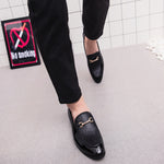 Sapatos Casuais Versáteis Estilo Britânico com Bico Apontado, Sapatos Slip-on para Homem, 38, 39, 40, 41, 42, 43, 44