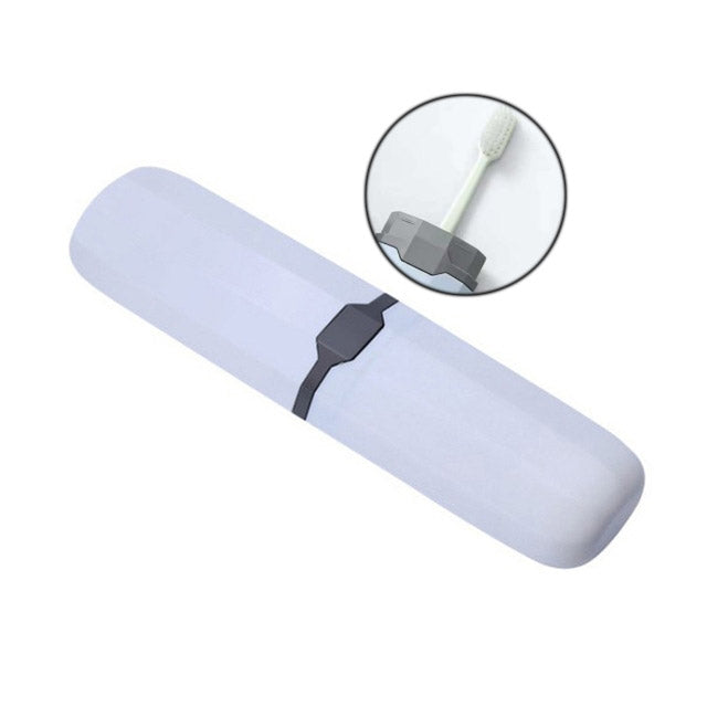 Caixa de Armazenamento Portátil para Viagem ao Ar Livre para Pasta de Dentes e Escova de Dentes, Caixa para Copo