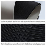 Bathroom Toilet Quick-Drying Absorbent Non-Slip Mats Diatom Ma, 60 x 40 cm