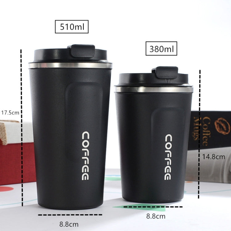 Caneca térmica inteligente dupla em aço inoxidável 304 para café, caneca térmica para carro, copo térmico de viagem, 380ml branco, 380ml preto, 380ml verde, 380ml azul, 380ml rosa, 510ml branco, 510ml preto, 510ml verde, 510ml azul, 510ml rosa