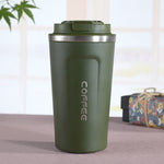 Caneca térmica inteligente dupla em aço inoxidável 304 para café, caneca térmica para carro, copo térmico de viagem, 380ml branco, 380ml preto, 380ml verde, 380ml azul, 380ml rosa, 510ml branco, 510ml preto, 510ml verde, 510ml azul, 510ml rosa