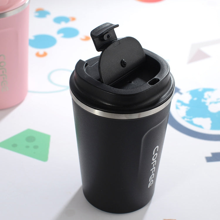 Smart Version Double Stainless steel 304 Coffee Mug Car Thermos Mug Travel Thermo Cup, 380ml Green, 380ml Blue, 380ml Pink, 380ml White, 380ml Black, 510ml White, 510ml Black, 510ml Green, 510ml Blue, 510ml Pink