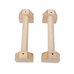 Barras paralelas simples de madeira para exercício invertido, suporte para flexões, tamanho: 50cm, suporte de flexões em madeira