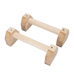 Barras paralelas simples de madeira para exercício invertido, suporte para flexões, tamanho: 50cm, suporte de flexões em madeira