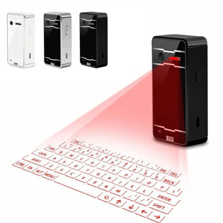JHP-Melhor Teclado Virtual Portátil com Laser Rato Sem Fios Bluetooth Projeção Laser Altifalante
