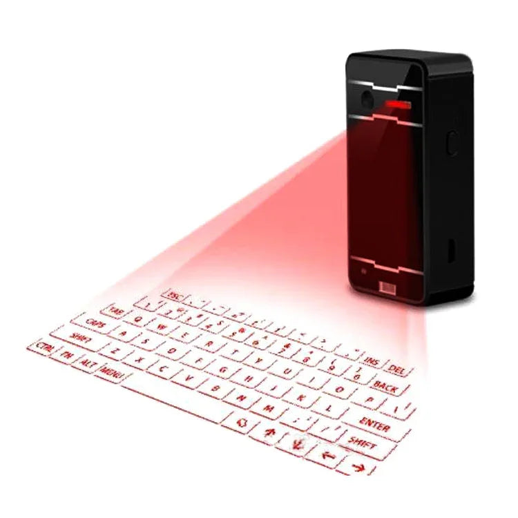 JHP-Melhor Teclado Virtual Portátil com Laser Rato Sem Fios Bluetooth Projeção Laser Altifalante