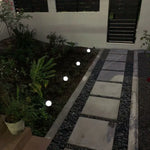 2 unidades de luz solar impermeável para chão exterior, decoração de relvado e paisagem