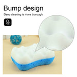 2 PCS Deep Skin Care Bath Sponge Exfoliating Cleansing Washing servant Shower Sponge Brush, Random Color Delivery, Deep Skin Care Bath Sponge