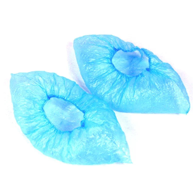 100 Unidades de Capa de Sapato Descartável Plástica CPE para Dias de Chuva, Espessa para Exterior, 3g