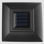 Luz de pilar solar exterior impermeável, lâmpada decorativa para jardim, relvado e parede