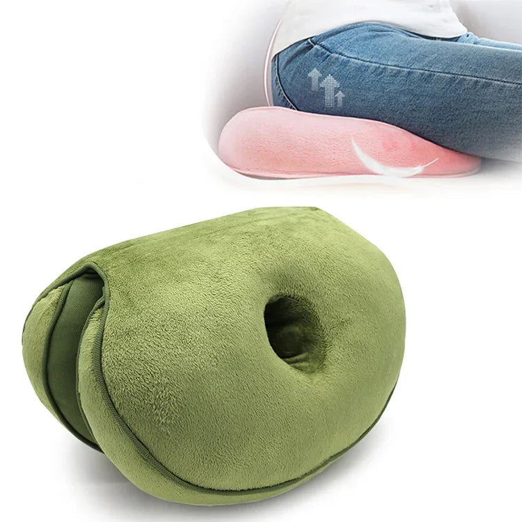 Almofada Multifuncional de Espuma de Memória de Duplo Conforto para Assento Elevação de Ancas Almofada de Látex para Glúteos Bonitos