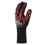 Heat-resistant High Temperature Fire Resistance Cooking Baking Barbecue Grill Gloves, Red BBQ, Red Torch