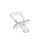 Produtos para Bebé Chupeta Transparente de Silicone Completa com Cabeça Redonda para Polegar, Polegar, Cabeça Redonda