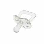 Produtos para Bebé Chupeta Transparente de Silicone Completa com Cabeça Redonda para Polegar, Polegar, Cabeça Redonda