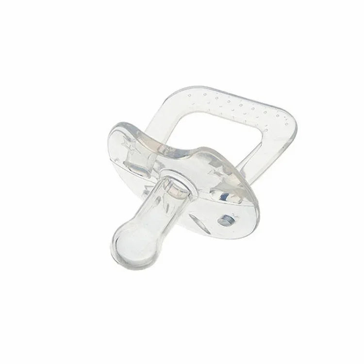 Produtos para Bebé Chupeta Transparente de Silicone Completa com Cabeça Redonda para Polegar, Polegar, Cabeça Redonda