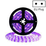 Tira de Luz LED UV Roxa 2835 SMD, Luz Decorativa, Tira Impermeável 5m, Tira Impermeável 10m, Placa Nua 5m, Placa Nua 10m