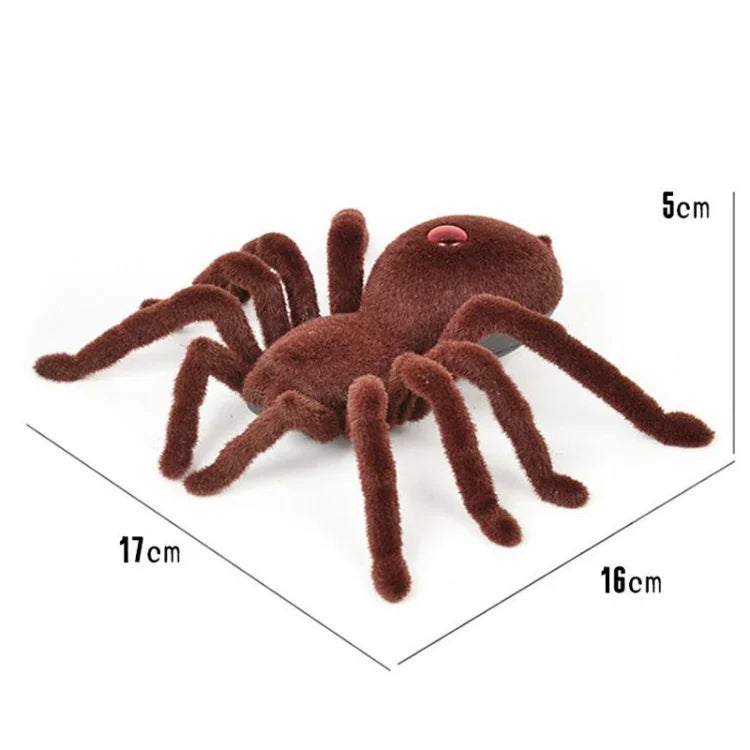 Brinquedo Elétrico de Animal com Controlo Remoto Infravermelho Modelo de Aranha Simulada, Modelo de Aranha Simulada