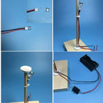 Lâmpada de Mesa Pequena DIY Criativa, Tecnologia, Produção Pequena, Materiais Manuais para Estudantes do Ensino Básico, Experiência Científica, Lâmpada de Mesa Pequena DIY