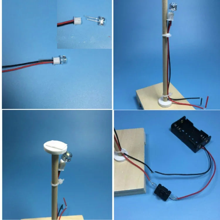 Lâmpada de Mesa Pequena DIY Criativa, Tecnologia, Produção Pequena, Materiais Manuais para Estudantes do Ensino Básico, Experiência Científica, Lâmpada de Mesa Pequena DIY