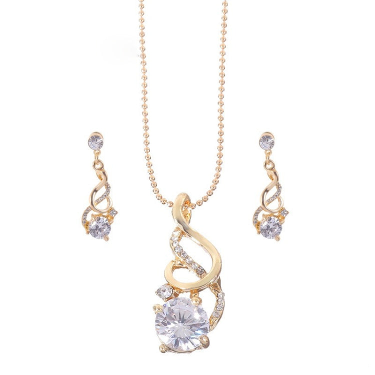 Conjuntos de Joalharia de Cristal de Zircónio para Casamento, Moda Feminina