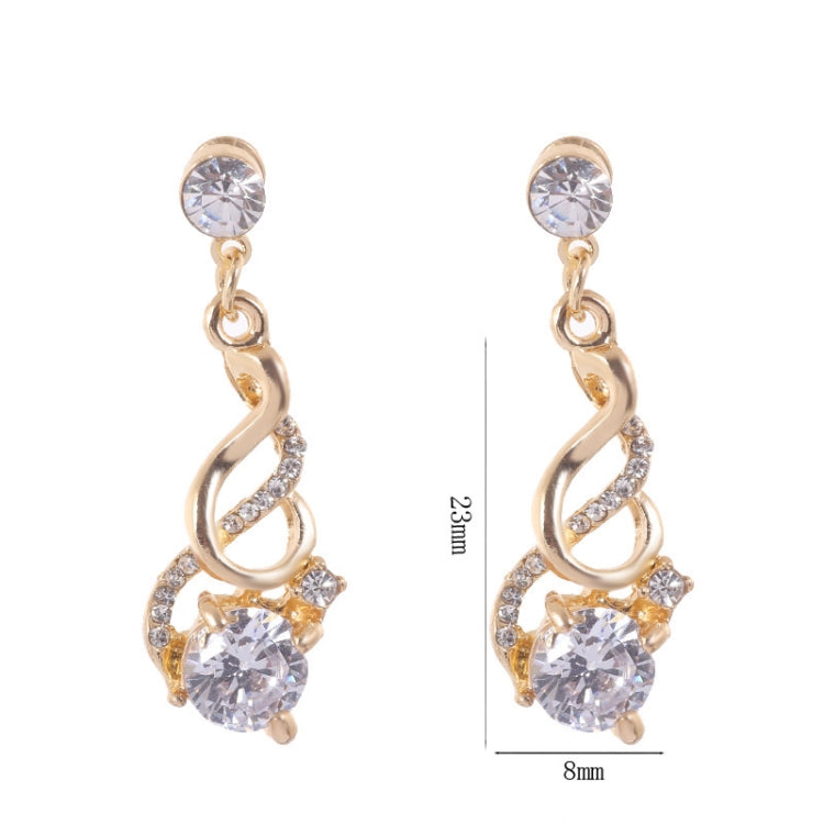 Conjuntos de Joalharia de Cristal de Zircónio para Casamento, Moda Feminina