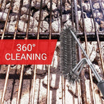 Escova de Fio para Limpeza de Grelhador Grande para Churrasco, Comprimento: 44cm