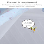Mosquiteiro Infantil Sem Fim para Primavera e Verão Cúpula para Bebé Instalação Livre