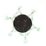 Creative Electronics Solar LED Hummingbird Wind Chime Light Seven Colors, Hummingbird