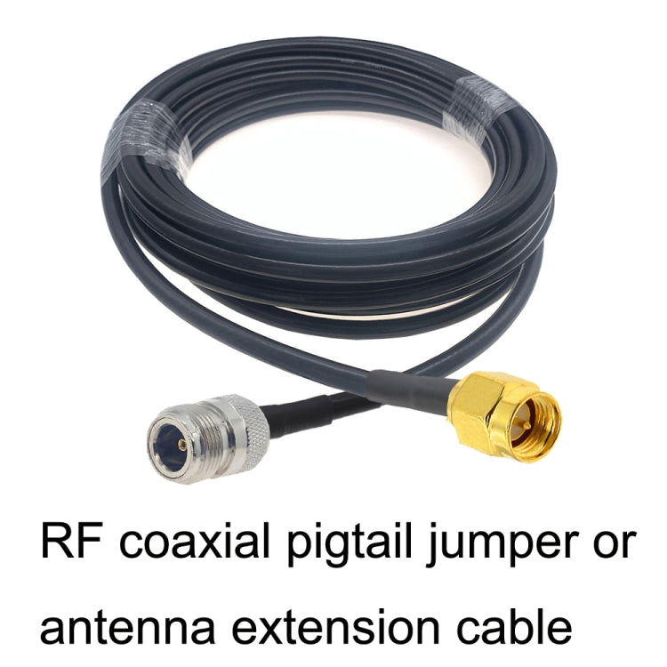Cabo Adaptador Coaxial SMA Macho para N Fêmea RG58, SMA Macho para N Fêmea 0,5m, SMA Macho para N Fêmea 1m, SMA Macho para N Fêmea 1,5m, SMA Macho para N Fêmea 3m, SMA Macho para N Fêmea 5m, SMA Macho para N Fêmea 10m