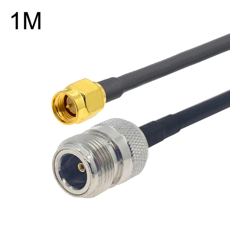 Cabo Adaptador Coaxial SMA Macho para N Fêmea RG58, SMA Macho para N Fêmea 0,5m, SMA Macho para N Fêmea 1m, SMA Macho para N Fêmea 1,5m, SMA Macho para N Fêmea 3m, SMA Macho para N Fêmea 5m, SMA Macho para N Fêmea 10m