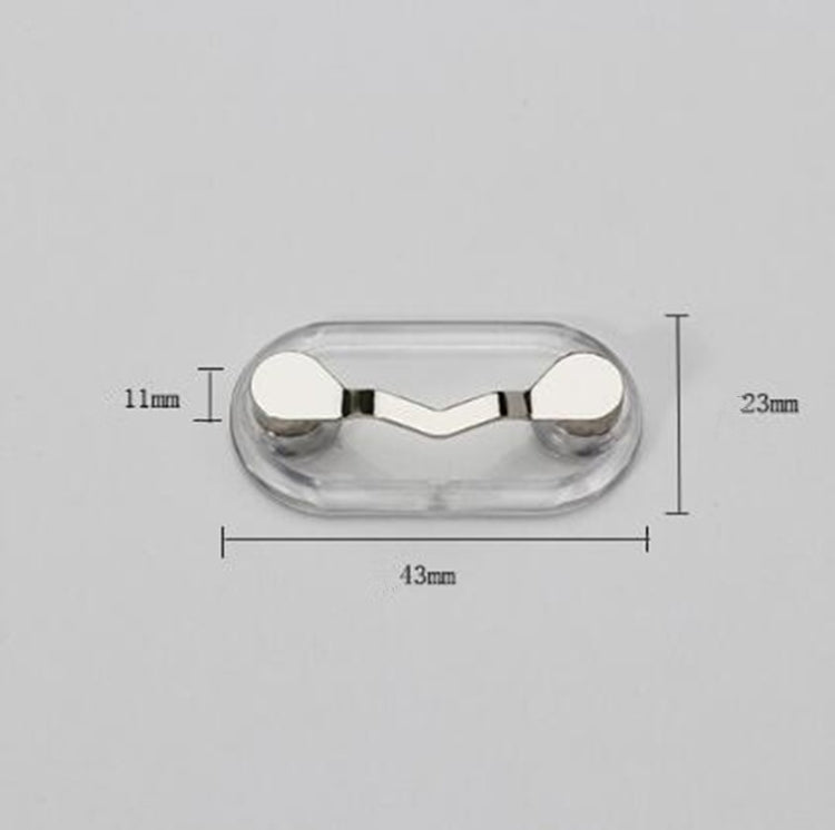Suporte Magnético para Óculos Broche Magnético Placa de Número Clipe para Óculos de Auscultador, Preto, Prateado, Diamante Branco, Diamante Colorido