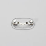 Suporte Magnético para Óculos Broche Magnético Placa de Número Clipe para Óculos de Auscultador, Preto, Prateado, Diamante Branco, Diamante Colorido