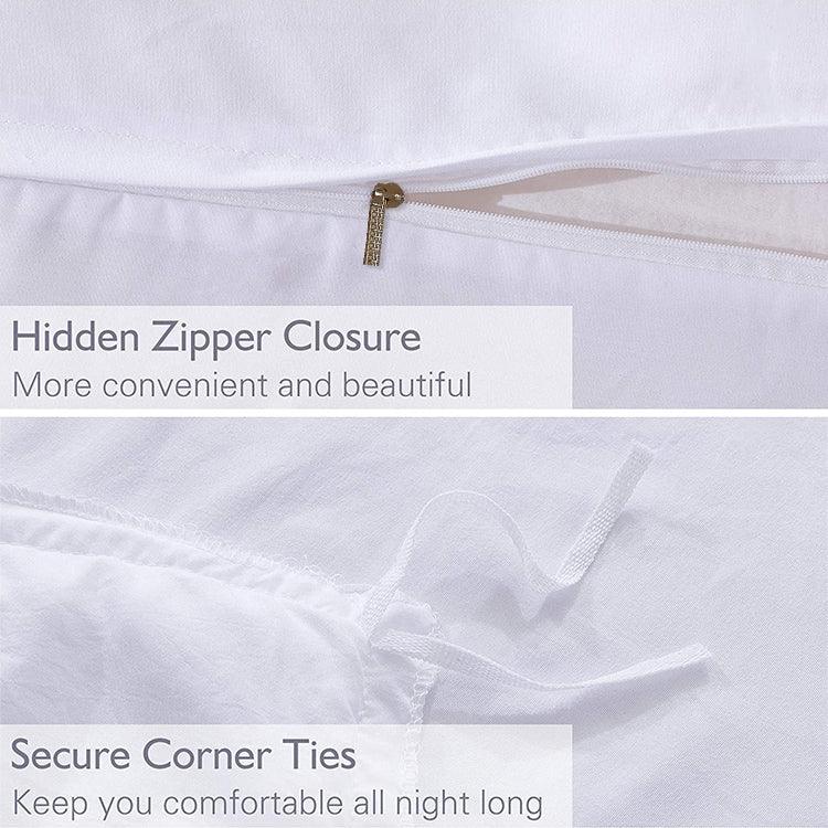 Conjuntos de Roupa de Cama Princesa com Tecido de Microfibra Decorativo com Bolas Lavadas Capa de Almofada, Twin (Uma Fronha e Um Edredão), Queen (Duas Fronhas e Um Edredão), King (Duas Fronhas e Um Edredão)