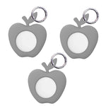 3 Unidades de Capa em Silicone para Localizador Anti-perda para AirTag 2ª Geração / AirTag 1ª Geração Versão Apple